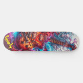 Gnarly elektrische gitaar persoonlijk skateboard (Horizontaal)