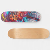 Gnarly elektrische gitaar persoonlijk skateboard (Horizontaal)