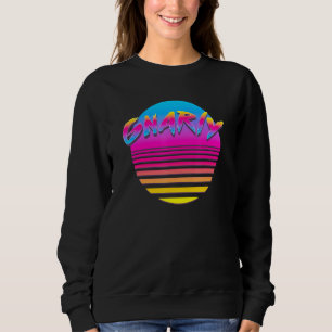 Gnarly Hot Sun Retro 80s 90s dampgolf Trui