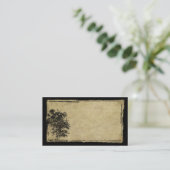 Gnarly Old Tree- Prim Biz-kaarten Visitekaartje (Staand voorkant)