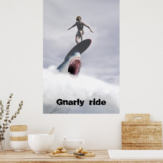 Gnarly ride poster (Keuken)