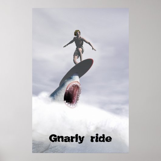 Gnarly ride poster (Voorkant)