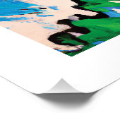 Gnarly Surf Art Perfect Poster (Hoek)