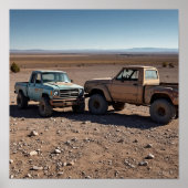 Gnarly  Trucks voor zich uit Poster (Voorkant)