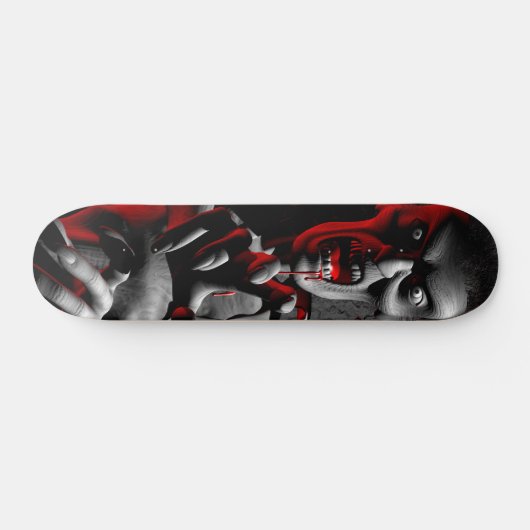 Gnarly zombie skateboard (Horizontaal)