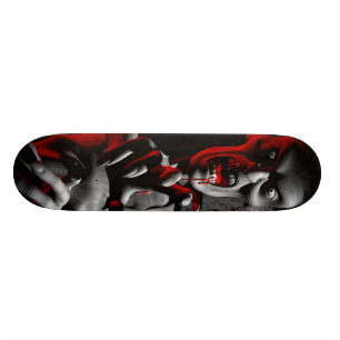 Gnarly zombie skateboard