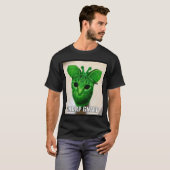 Gnarp Alien Cat Meme T-shirt (Voorkant volledig)