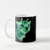 Gnarp Cat Gekke Alien Cat Meme Brainrot Meme Funny Koffiemok (Links)