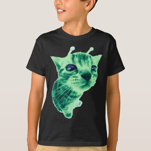 Gnarp Cat Gekke Alien Cat Meme Brainrot Meme Funny T-shirt (Voorkant)