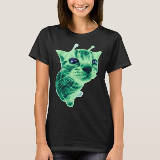 Gnarp Cat Gekke Alien Cat Meme Brainrot Meme Funny T-shirt (Voorkant)
