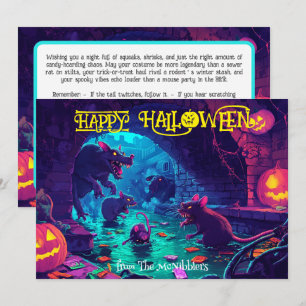 Gnaw-or-Treat: Haunted Underpass Halloween kaart
