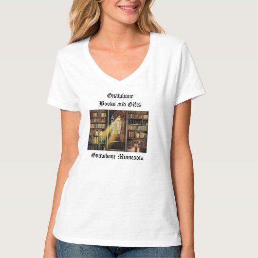 Gnawbone boeken en geschenken t-shirt (Voorkant)