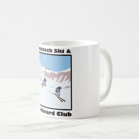 GNE Ski en Snowboard Club Koffiemok (Voorkant rechts)