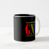 GNN Mok van tweetone koffie (Voorkant rechts)
