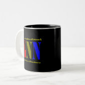 GNN Mok van tweetone koffie (Voorkant links)
