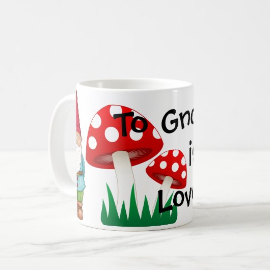 Gno-me is van mij houden koffiemok (Voorkant links)