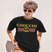 Gnocchi Grappig eten Designer Logo Trendy shirt