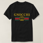 Gnocchi grappige voedsel Designer Logo Trendy shir T-shirt (Design voorkant)