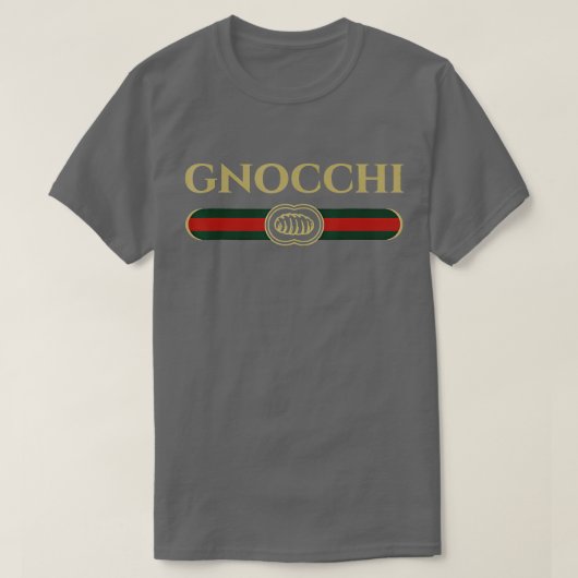 Gnocchi in leuke logo stijl TShirt (Design voorkant)