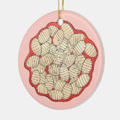 Gnocchi Italiaanse keuken Voedsel Aardappel Dumpli Keramisch Ornament (Links)