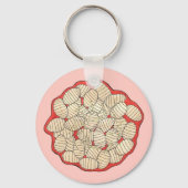 Gnocchi Italiaanse keuken Voedsel Aardappel Dumpli Sleutelhanger (Voorkant)