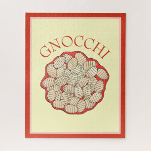 Gnocchi Pasta Zelfgemaakte Italiaanse Food Illustr Legpuzzel