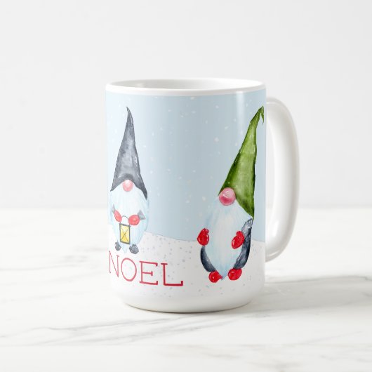 Gnoel Gnomes Kerstmis Koffiemok (Voorkant rechts)