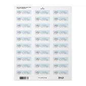 Gnoel Kerstkabouters Adres Etiket (Full Sheet)