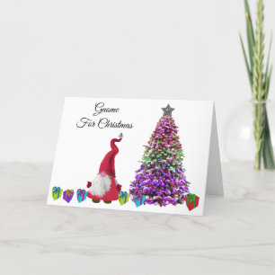 Gnoel the Scandi Gnome - Gnome voor Kerstmis Feestdagen Kaart