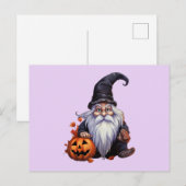 Gnom gnome Halloween Briefkaart (Voorkant / Achterkant)