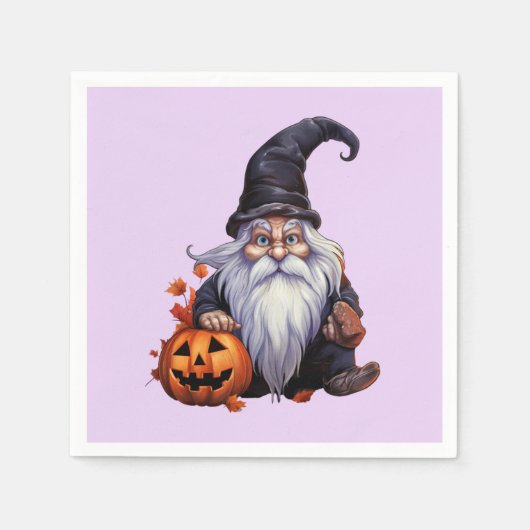 Gnom gnome Halloween Servet (Voorkant)