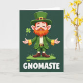 Gnomaste Welkom Vriend Kaart (Gele Bloem)