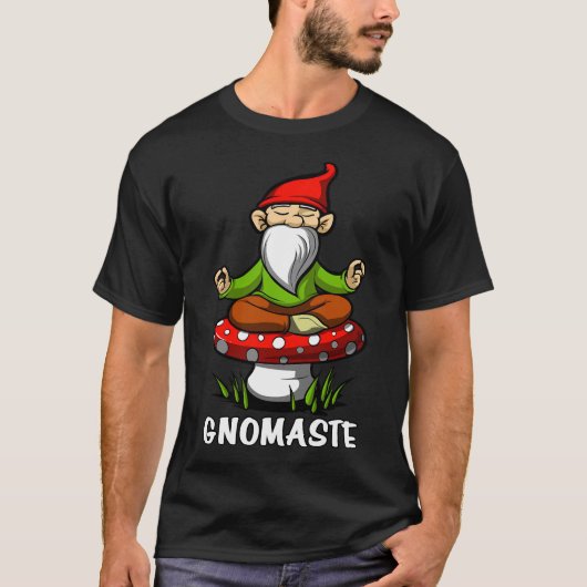 Gnomaste Yoga Kabouter T-shirt (Voorkant)