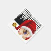 GNOME4 DE CHOWLIDAGEN rode chow servetten (Hoek)
