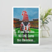 GNOME 1 Kerstkaart Grappig (Staand voorkant)