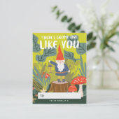Gnome 1 zoals jij Valentijn Feestdagenkaart (Staand voorkant)