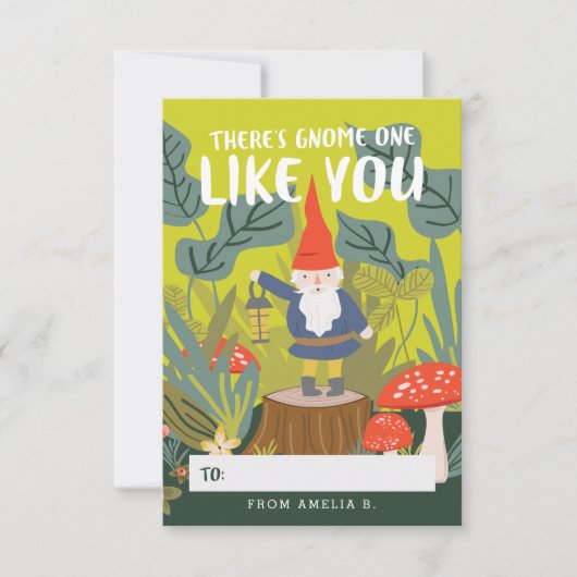 Gnome 1 zoals jij Valentijn Kaart (Voorkant)