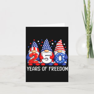 Gnome 250 Jaar 1776-2026 250ste verjaardag 4 juli Kaart