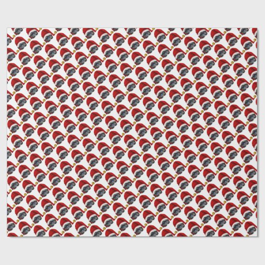 GNOME 4 DE CHOWLIDAYS black chow gift omslag Cadeaupapier (Vlak)