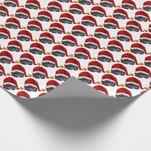 GNOME 4 DE CHOWLIDAYS black chow gift omslag Cadeaupapier (Hoek)