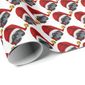 GNOME 4 DE CHOWLIDAYS black chow gift omslag Cadeaupapier (Rol Hoek)