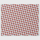 GNOME 4 DE CHOWLIDAYS blue chow gift omslag Cadeaupapier (Vlak)