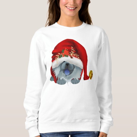 GNOME 4 DE CHOWLIDAYS - Blue Chow sweatshirt (Voorkant)