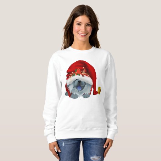 GNOME 4 DE CHOWLIDAYS - Blue Chow sweatshirt (Voorkant volledig)