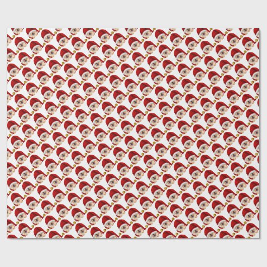 GNOME 4 DE CHOWLIDAYS rode chow gift omslag Cadeaupapier (Vlak)