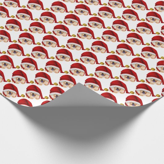 GNOME 4 DE CHOWLIDAYS rode chow gift omslag Cadeaupapier (Hoek)