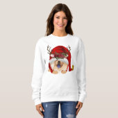 GNOME 4 DE KERSTDAGEN - Rode Chow geweiën Trui (Voorkant volledig)
