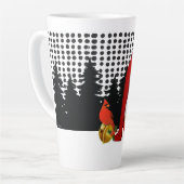 GNOME 4 DE KERSTDAGEN - RODE KAT - Latte mok (Linkerhoek)