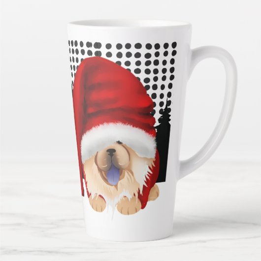 GNOME 4 DE KERSTDAGEN - RODE KAT - Latte mok (Rechts)