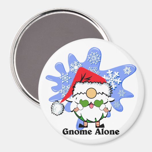 Gnome Alone Funny kerstfilm Parody Red Green Magneet (Voorkant / Achterkant)
